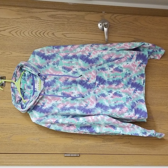 VSTR Premium Tops - VSTR Premium Pastel Rainbow Tie Dye Hoodie Sweatshirt